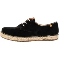 El naturalista unisex. 2N6781101005_001 Scarpe in pelle N678 Campos in camoscio di seta nere (42), Nero, Basso, 1 a 3 cm, Stringhe, Casual