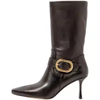 Neosens per donna. 331971101003_001 Stivali in pelle S3197 neri (40), Nero, 8 a 10cm, Cerniera, Casual