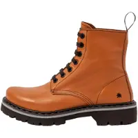 Art unisex. 111661218003_023 Stivaletti in pelle marrone 1166 Marina (37), Basso, 1 a 3 cm, Stringhe, Casual