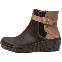 El naturalista per donna. 251331UU0005_001 N5133 stivaletto in pelle nera (37), 5 a 8cm, Cerniera, Casual
