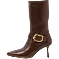 Neosens per donna. 331971104003_012 Stivali in pelle S3197 marrone (40), 8 a 10cm, Cerniera, Casual