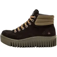 Art per donna. 1153212Q9003_001 1532 Stivaletti in pelle nera Brighton (40), Nero, Basso, Camoscio, Stringhe, Casual