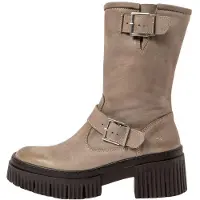 Art per donna. 1139711EW003_039 1397 Stivali in pelle grigia York (40), 3 a 5cm, Cerniera, Casual, Grigio