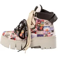 Art per donna. 1176911FP003_0MU Stivali in Pelle 1769 Leeds multicolore (39), 5 a 8cm, Stringhe, Casual