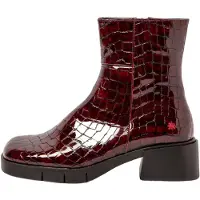 Art per donna. 112841367003_008 1284 Stivaletti in pelle bordeaux Warsaw (41), 3 a 5cm, Cerniera, Casual, Granata