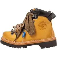 Art unisex. 100301124603_024 0030 Stivaletti Air Alpine in pelle marrone (37), Basso, Stringhe, Casual