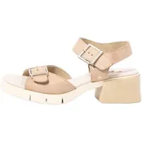 Art per donna. 1206111ZZ003_020 Sandali in pelle beige 2061 Roma (36), 5 a 8cm, Fibbia, Classico