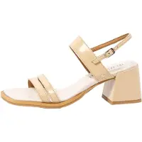 Art per donna. 1201011KH003_082 Sandali in pelle beige Verona 2010 (38), 5 a 8cm, Fibbia, Casual, Classico