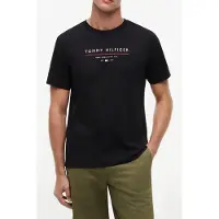 Tommy Hilfiger Brand Love New T-shirt Black Taglia: XXL | T-shirt stampate Outlet | Uomo | Nero