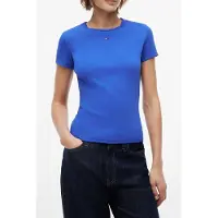 Tommy Hilfiger Slim Essential Noble Blue Taglia: M | Maglie Sportivi Outlet | Donna | Blu