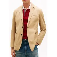 Tommy Hilfiger Dc Cotton Blazer Sandalwood Taglia: 54 | Blazers Outlet | Uomo | Marrone
