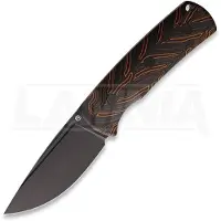 Petrified Fish Beluga - Blackwash - G10, nero, arancione