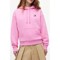 Tommy Hilfiger Boxy Badge Hoodie Pink Daisy Taglia: L | Felpe con cappuccio Outlet | Donna | Rosa