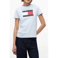 Tommy Hilfiger Regular Flag Ss Tee Kingly Blue Taglia: XL | Maglie Sportivi Outlet | Donna | Blu