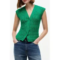 Tommy Hilfiger Mid Cable Vest Cardigan Courtside Green Taglia: XL | Cardigan Outlet | Donna | Verde