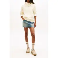 Tommy Hilfiger Regular Linear Hoodie Almost Yellow Taglia: S | Felpe con cappuccio Outlet | Donna | Giallo