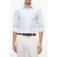Tommy Hilfiger Flex Poplin Small Print Shirt Sweet Blue/allover Taglia: XXL | Camicie Casual Outlet | Uomo | Blu