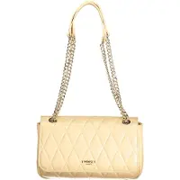 Twinset Borsa a tracolla trapuntata con logo, colore panna