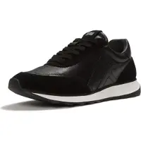 FitFlop per donna. A5Q-001 Sneakers nere Retro Q (37), Nero, Tessuto, Basso, Stringhe, Casual
