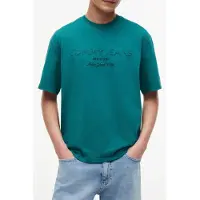 Tommy Hilfiger 90s New Classics Polar Teal Taglia: M | T-shirt stampate Outlet | Uomo | Ciano