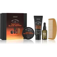 The Scottish Fine Soaps Company Thistle & Black Pepper confezione regalo per uomo 4 pz