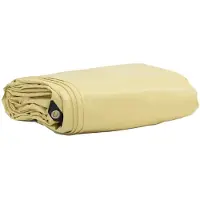 vidaXL Telone 650g / m² Beige 1,5 x 2 m Tela con rivestimento in PVC