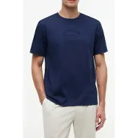 Tommy Hilfiger Interlock Embossed T-shirt Carbon Navy Taglia: L | Magliette basic Outlet | Uomo | Blu
