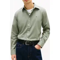 Tommy Hilfiger Regular Poplin Shirt Utility Sage Taglia: XL | Camicie Casual Outlet | Uomo | Verde