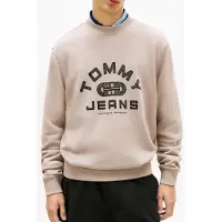 Tommy Hilfiger Graphic Terry Crew Neck Sweatshirt Limestone Dust Taglia: M | Maglioni a maglia Outlet | Uomo | Verde