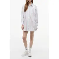 Tommy Hilfiger Oversized Shirt Dress Kingly Blue/multi Stripe Taglia: XL | Abiti in T-Shirt Outlet | Donna | Blu