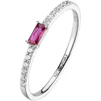 Brosway Anello Argento Zirconi Fancy Passion Ruby Fpr143 Circuito 52 Mm — Anello