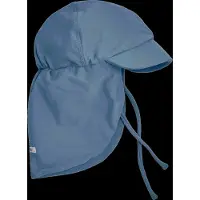 Huttelihut Kid's Sun Hat Solid UV60 Cappellino Bambini (48 cm - 6-12 Months, turchese/blu)