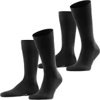 Falke Happy Calze Black confezione da 2 paia Nero taglia