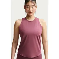 Nike Women's Swift Dri-Fit Tank Standard Canotta Donna (M, rosso)