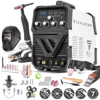 Stahlwerk Saldatrice 3 in 1 combinata AC/DC TIG 200 CUT ST - TIG & MMA fino a 200 A, taglio al plasma fino a 45 A, acciaio inox, rame, alluminio, titanio