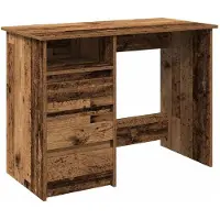 vidaXL Scrivania in legno vecchio 102x50x75 cm Materiale a base di legno