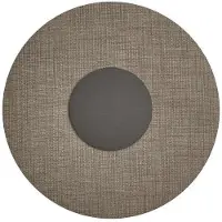 ROSSINI ILLUMINAZIONE Solaria Applique 12W 3000K CRI90 IP20 - Struttura Titanio con Paralume Tortora in Tessuto, Lampada da Parete Design - Rossini Group