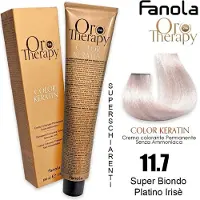 Fanola Oro Therapy Color Keratin Oro Pure 11.7 100 ml — Crema colorante per capelli