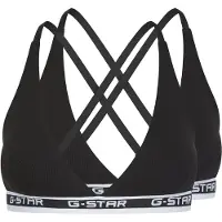 G-Star Underwear Aquamarine 2 Pack Multi-way Triangle Bralette Blac Taglia: M | Reggiseni Outlet | Donna | Ciano