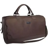 HUGO BOSS Borsone Marrone scuro 50 x 18 x 31 cm — Borsone