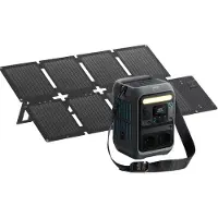 Anker Kit Stazione di alimentazione Solix C300X AC con Pannello solare Solix, 60W, portatile