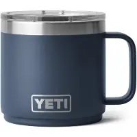 Yeti Rambler Stackable Mug 2.0 14oz Mag Slider Lid, Navy Blue, tazza impilabile con coperchio, 414 ml