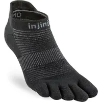 Injinji Run Lightweight No-Show Calze da running (44,5-47, nero)