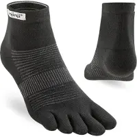 Injinji Run Lightweight Mini-Crew Calze da running (37-40, nero)