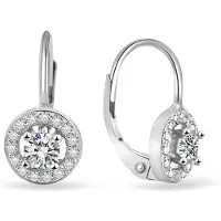 Beneto Orecchini argento con zirconi AGUC2700 — Orecchini
