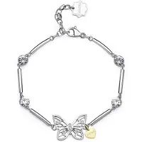Brosway Bracciale bicolor cristalli Butterfly Chakra BHKB170 — Bracciale