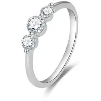 Beneto Anello fidanzamento con zirconi AGG466 56 mm — Anello