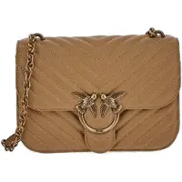 Pinko Borsa a mano pelle marrone 046 — Borsa a mano