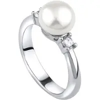 Silvego Anello Maya Argento Perla Circuito 56 mm — Anello