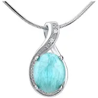 Silvego Ciondolo Argento Larimar — Ciondolo